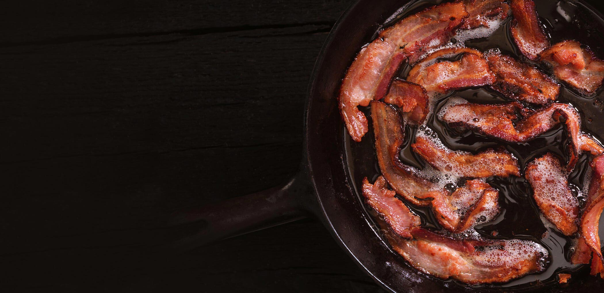 Image of sizzling bacon